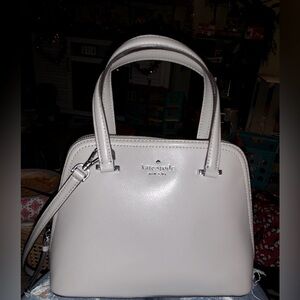 Kate Spade Patterson gray crossbody with handles